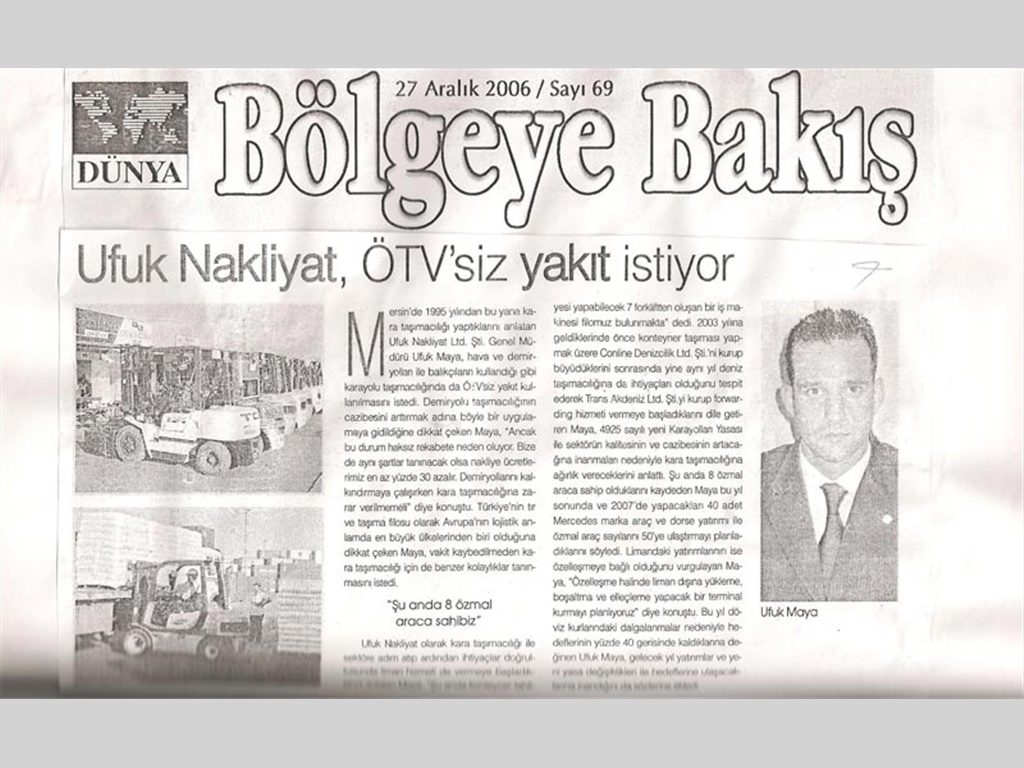 Dünya Gazetesi - Ufuk Maya