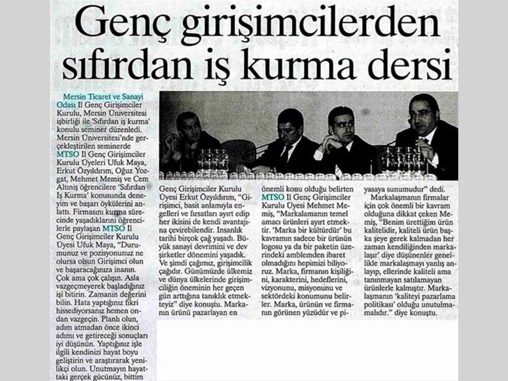 Genç Girişimcilerden Sıfırdan İş Kurma Dersi