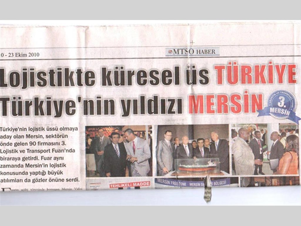 Lojistikte Küresel Üs Türkiye, Türkiyenin Yıldızı MERSİN