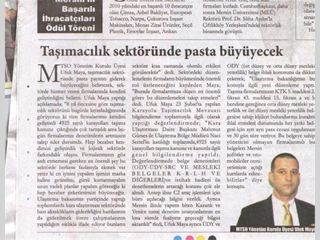 Taşımacılık Sektöründe Pasta Büyüyecek