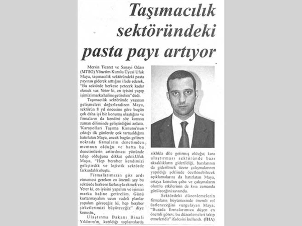 Taşımacılık Sektöründe Pasta Payı Artıyor